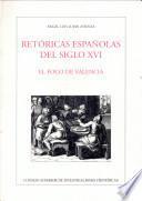 Libro Retóricas españolas del siglo XVI