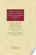 Libro Salud y asistencia sanitaria en España en tiempos de pandemia covid-19