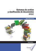 Libro Sistemas de archivo y clasificación de documentos
