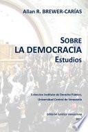 Libro SOBRE LA DEMOCRACIA. Estudios