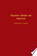 Libro Susurro desde mi interior
