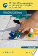 Libro Técnicas y recursos de animación en actividades de tiempo libre. SSCB0209