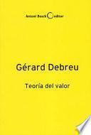 Libro Teoría del valor