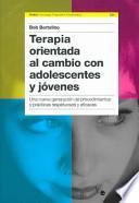 Libro Terapia orientada al cambio con adolescentes y jóvenes