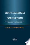 Libro Transparencia y corrupción