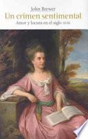 Libro Un crimen sentimental