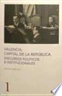 Libro Valencia, capital de la República