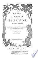 Libro Vamos a hablar español