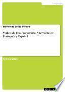 Libro Verbos de Uso Pronominal Alternante en Portugués y Español