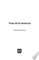 Libro Vetas de la memoria