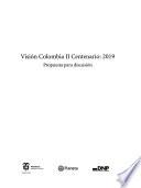 Libro Visión Colombia II centenario 2019