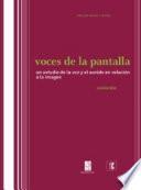 Libro Voces de la pantalla
